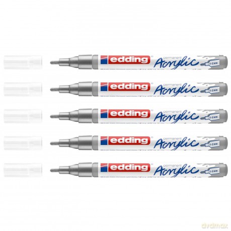 Edding: edding 5300 Acrylstift silber 1,0 - 2,0