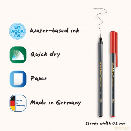 Edding: edding 55 Fineliner-Set farbsortiert 0,3