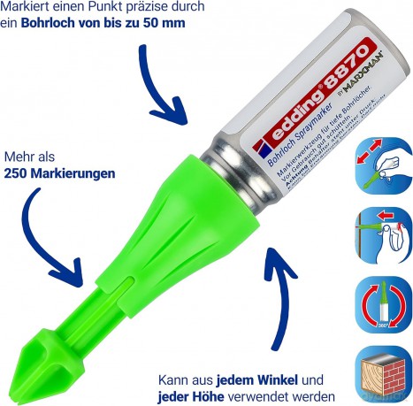 Edding: edding 8870 Tieflochmarker grźn, 1 St.