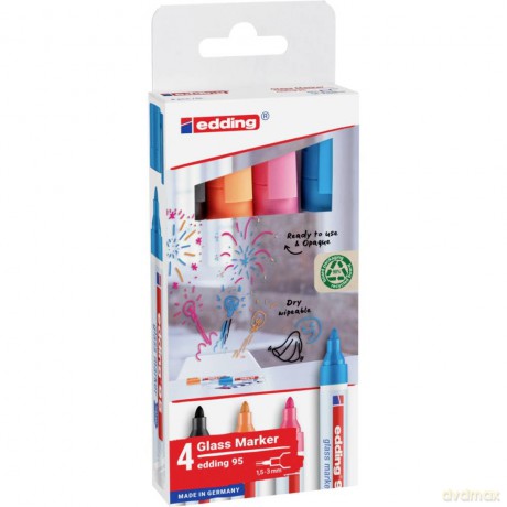 Edding: edding 95 Glasboardmarker farbsortiert 1