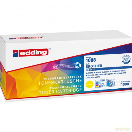 Edding: edding EDD-1088 gelb Toner kompatibel z