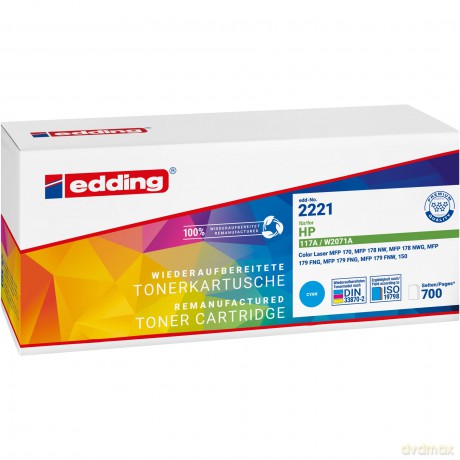 Edding: edding EDD-2221 cyan Toner kompatibel z