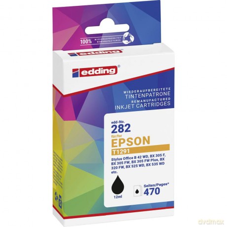 Edding: edding EDD-282 schwarz Druckerpatrone k