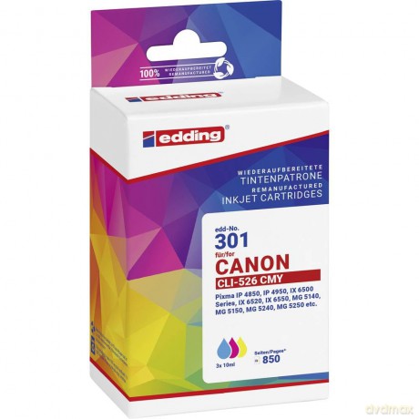 Edding: edding EDD-301 cyan, magenta, gelb Druc