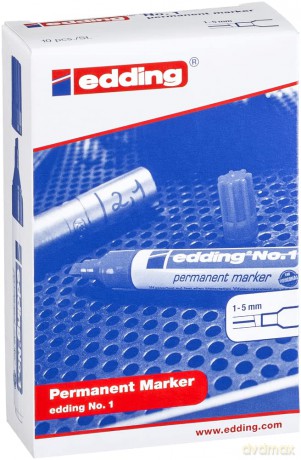 Edding Marker No 1 rot 10Stck
