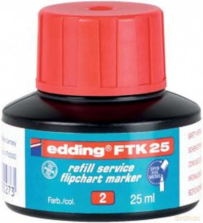Edding: edding Nachfźlltinte FTK 25 rot