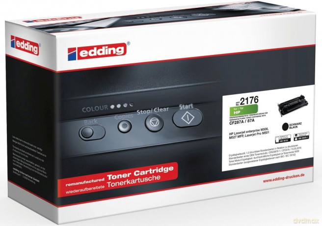 Edding: edding schwarz Toner kompatibel zu HP 8