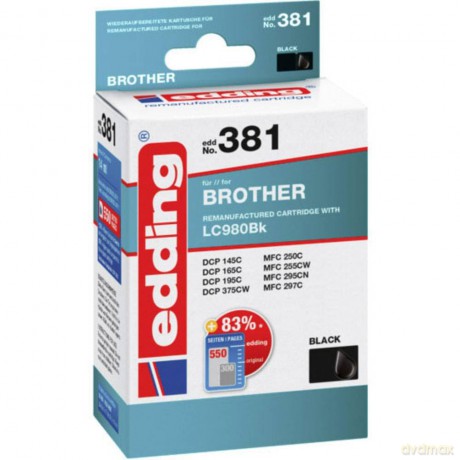 edding Ti.ers.Brother LC-980bk