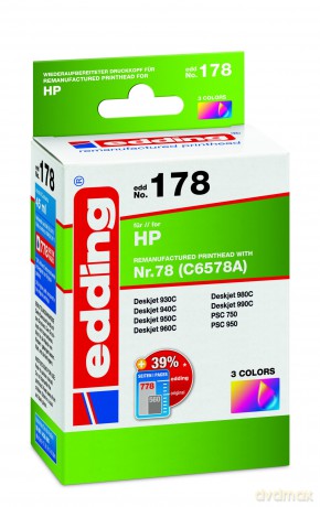 Edding Tinte ersetzt HP Nr.78