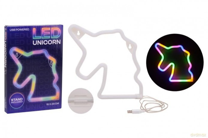 Eenhoorn Regenboog Lamp met USB