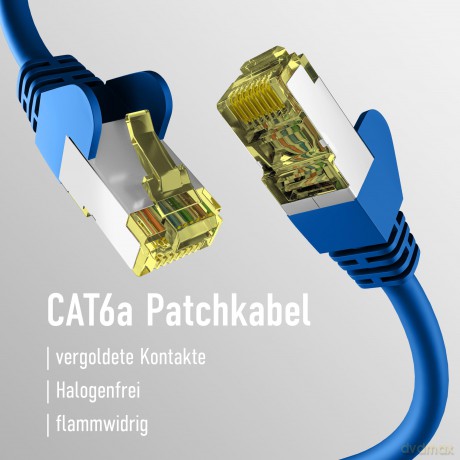 EFB CAT6a BLAU 20m Patchkabel S/FTP PIMF