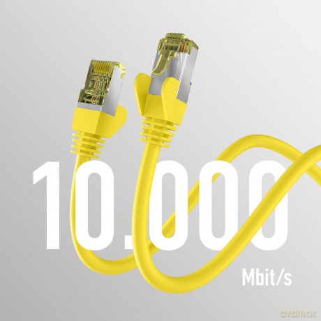 EFB CAT6a GELB 7.5m Patchkabel S/FTP PIM