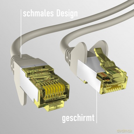 EFB CAT6a GRAU 10m Patchkabel S/FTP PIMF