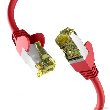 EFB CAT6a ROT 1m Patchkabel S/FTP PIMF