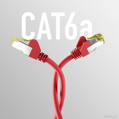 EFB CAT6a ROT 1m Patchkabel S/FTP PIMF