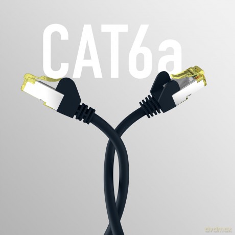 EFB CAT6a SCHWARZ 0.50m Patchkabel S/FTP