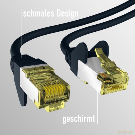 EFB CAT6a SCHWARZ 2m Patchkabel S/FTP PI
