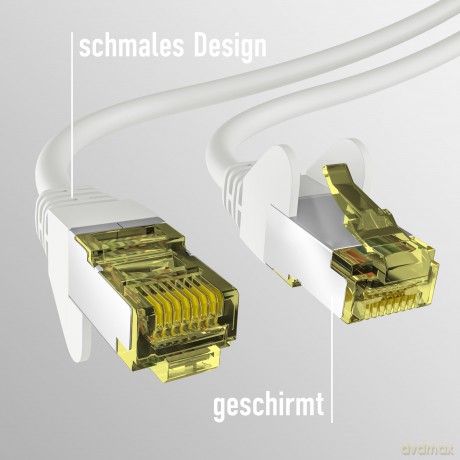 EFB CAT6a WEISS 10m Patchkabel S/FTP PIM