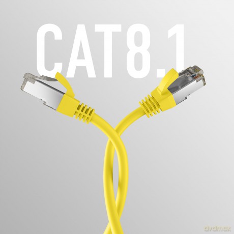 EFB CAT8.1 GELB 0.25m RJ45 PATCHKABEL S/