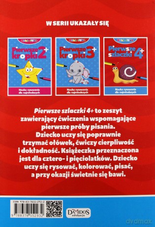 Pierwsze Szlaczki 4+ [KSIĄŻKA]
