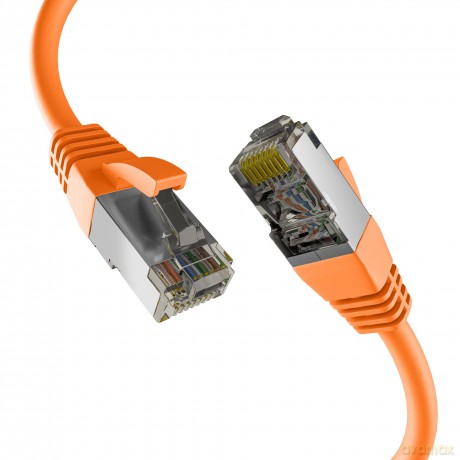 EFB CAT8.1 ORANGE 3m RJ45 PATCHKABEL S/F