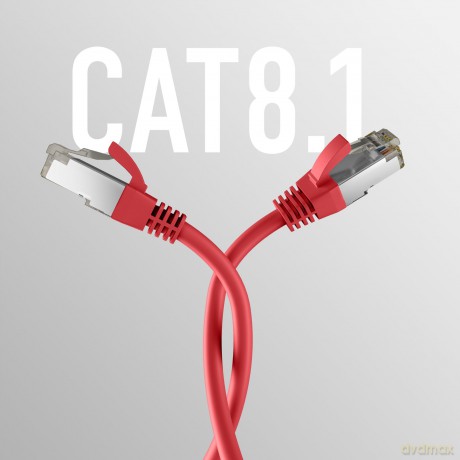 EFB CAT8.1 ROT 2m RJ45 PATCHKABEL S/FTP