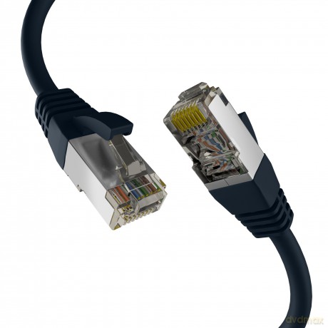 EFB CAT8.1 SCHWARZ 0.50m RJ45 PATCHKABEL