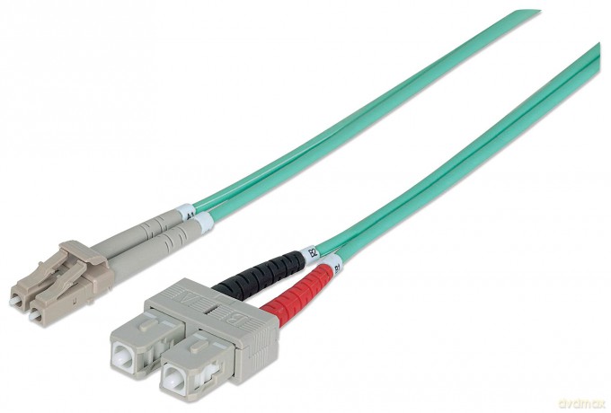 EFB Duplex Jumper LC-SC 50/125, OM3, LSZ