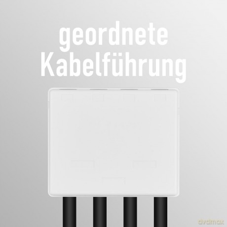 EFB Keystone Anschlussbox, 4 Port, Aufpu