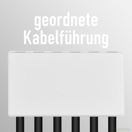 EFB Keystone Anschlussbox, 6Port, Aufput