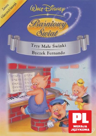 Baśniowy Świat 5: Trzy małe świnki/Byczek Fernando [DVD]
