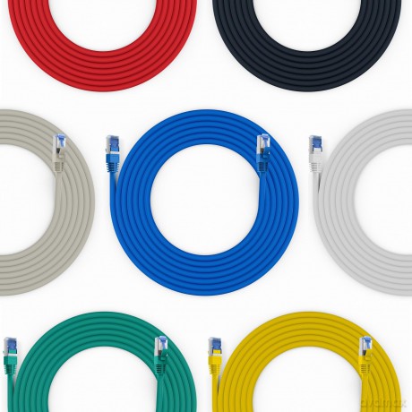 EFB RJ45 Patchkabel SFTP,Cat.6A,Cat7 TPE