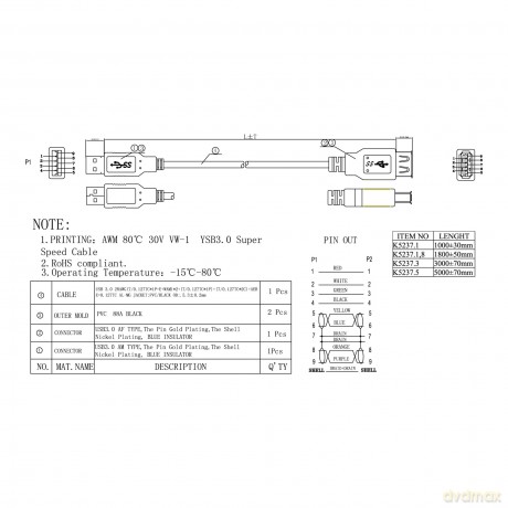 EFB USB3.0 Verlngerungskabel A-A,St-Bu,