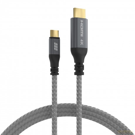 EFB USB-C auf HDMI Kabel 4K30Hz 1,8m gra