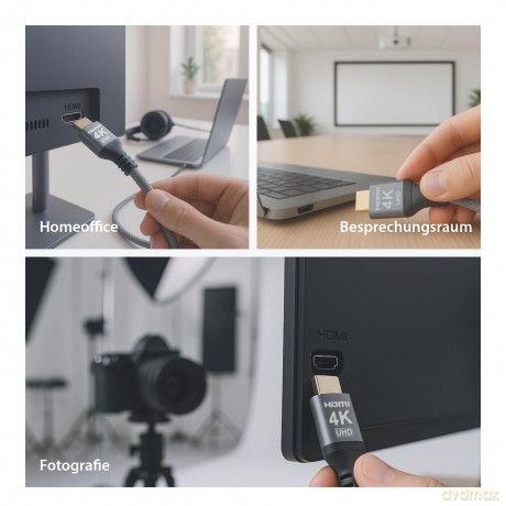 EFB USB-C auf HDMI Kabel 4K30Hz 1,8m gra