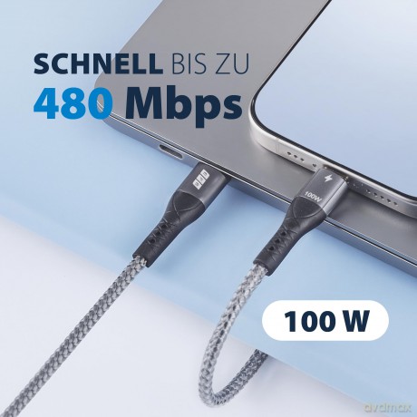 Efb USB-C Kabelset 100W PD 3.0 5A E-Mark