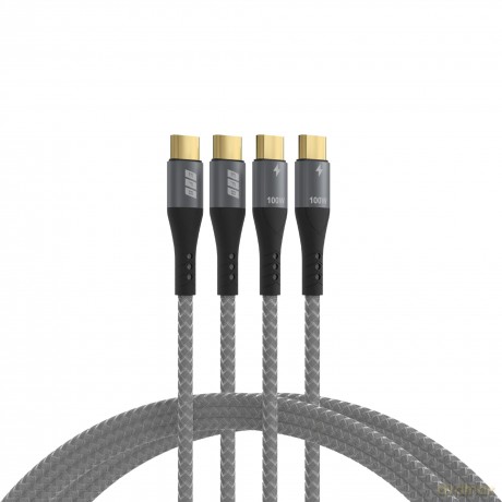 EFB USB-C Kabelset 100W PD 3.0 5A E-Mark