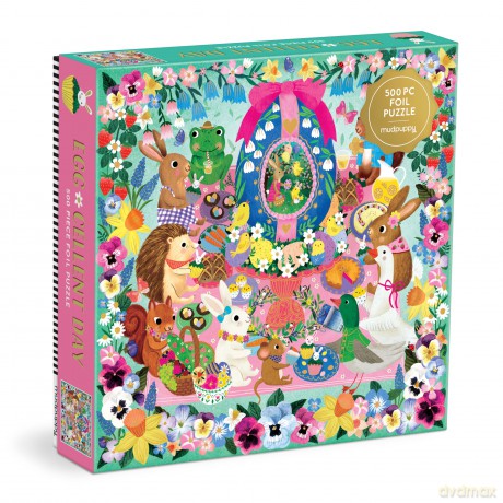 Eggcellent Day 500 Piece Foil Family Puzzle [KSIĄŻKA]