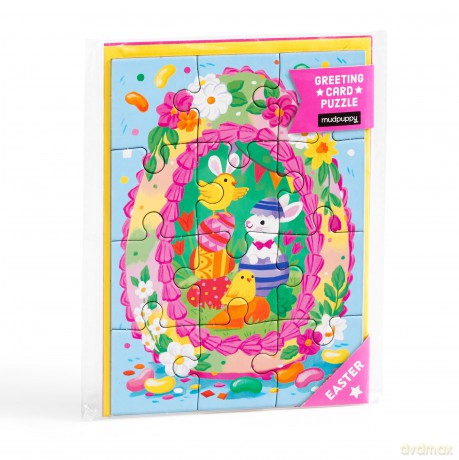 Eggcellent Easter Greeting Card Puzzle [KSIĄŻKA]