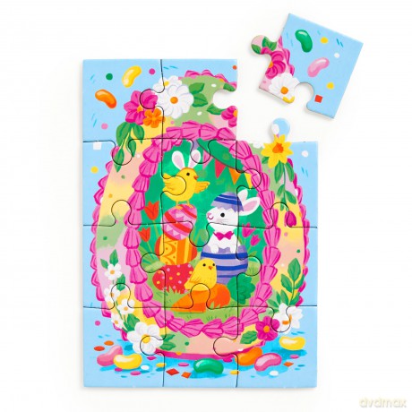 Eggcellent Easter Greeting Card Puzzle [KSIĄŻKA]