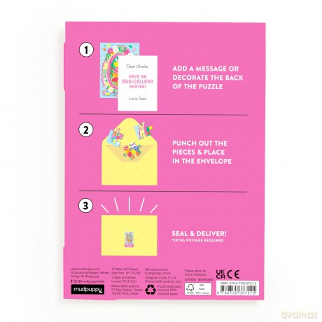 Eggcellent Easter Greeting Card Puzzle [KSIĄŻKA]