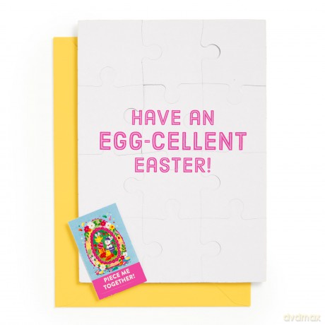 Eggcellent Easter Greeting Card Puzzle [KSIĄŻKA]