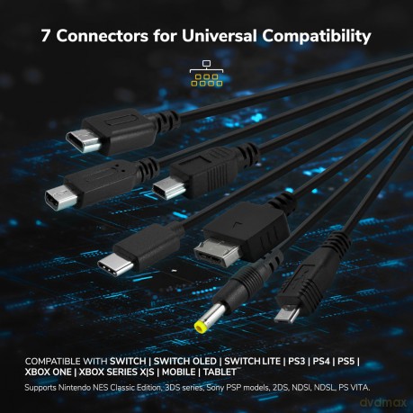 EgoGear Ladekabel 7in1 Playstation, XBOX