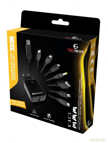 EgoGear Ladekabel 7in1 Playstation, XBOX