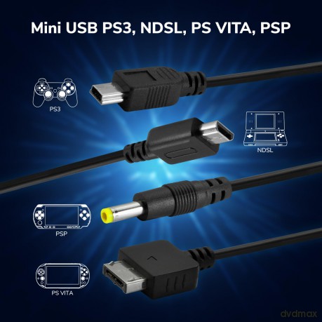 EgoGear Ladekabel 7in1 Playstation, XBOX