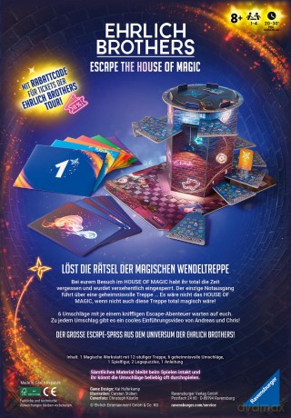 Ehrlich Brothers Escape the House of MaP10SpielwarenDIVERSE530207993322.99107.10.20250571234 540086