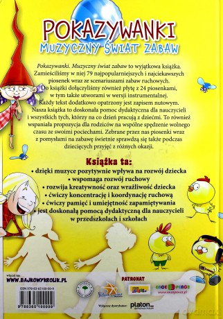 Pokazywanki Muzyczny Świat Zabaw [KSIĄŻKA]+[CD]