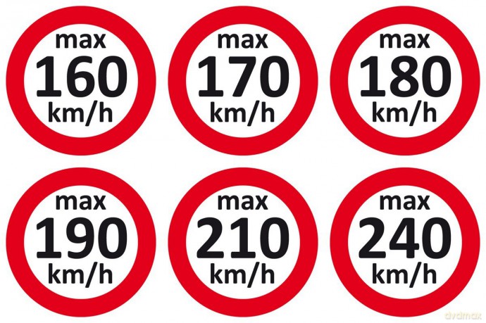 Eichner: EICHNER Aufkleber Geschwindigkeit 170 km