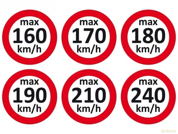 Eichner: EICHNER Aufkleber Geschwindigkeit 210 km
