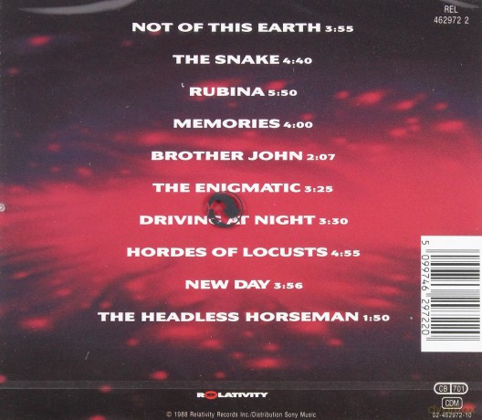Joe Satriani: Not Of This Earth [CD]